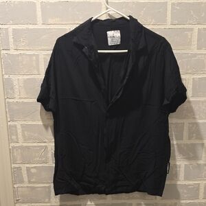 YoungLA Black Lightweight Shirt Jacket